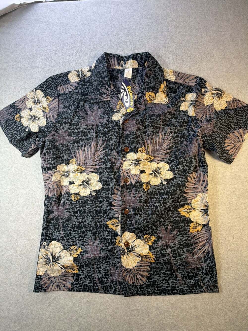 Palmwave Hawaii Men's C90-A5068 Floral Tropical Aloha Shirt